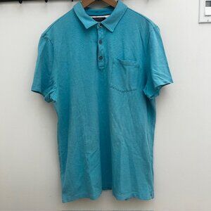 Teal Banana Republic Performance Pique Golf Polo XL Standard Fit